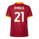 Günstige Fußballtrikots AS Roma Dybala 21 Fourth trikot 2023-24 Kurzarm